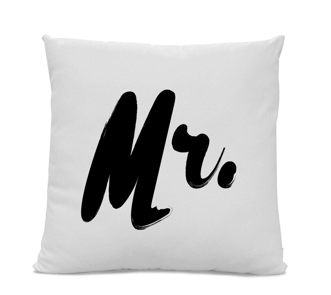 Mr. and Mrs. Pillows Wedding Gift Pillow Pillows for Couple set of 2