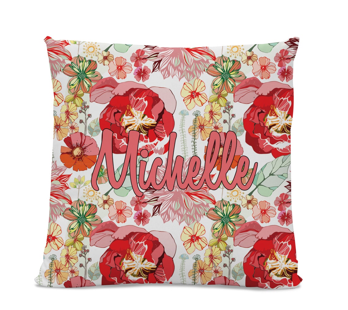 Name Pillow Monogram Pillow Personalized Pillow Pillow With Name Custom