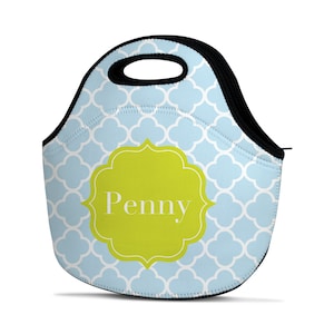 Personalized Lunch Bag - Monogram Lunch Bag - Custom Lunch Bag - Name Lunch Bag - Insulated Lunch Bag - Neoprene Lunch Bag
