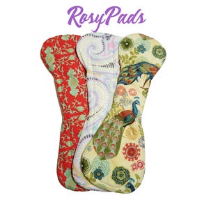 Mystery Colour, Washable Cloth Pads, 14&quot; Heavy Flow, MADE to ORDER, Super Deluxe Absorbency,  Mama Cloth, Washable Pads, RUMPS, Prepper