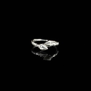 Adjustable West Indian Bangle style Ring made in .925 Sterling Silver image 5