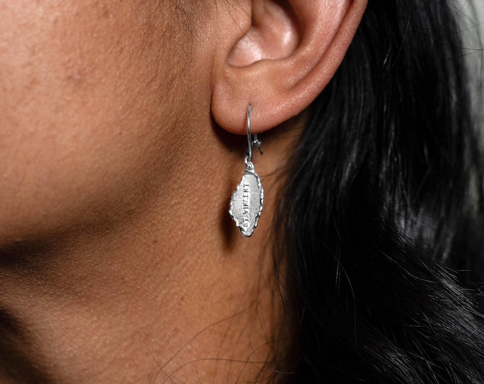 St. Vincent Map Earrings in .925 Sterling Silver