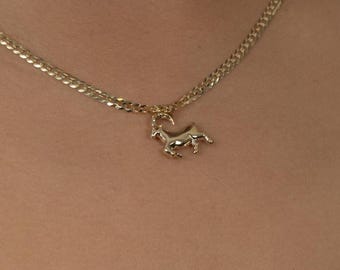 Zodiac Pendant in 14 KT Yellow Gold
