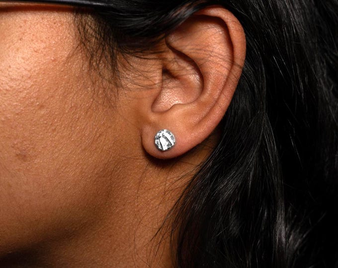 Sterling Silver Steel Pan Earrings