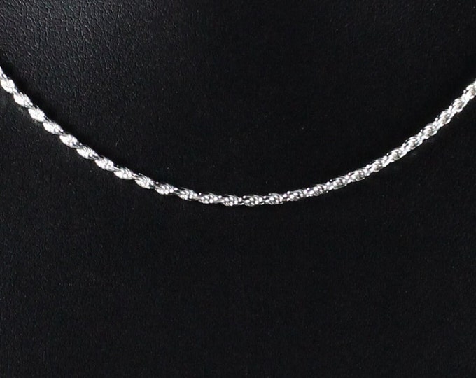 Simple Rope Chain in 925 Sterling Silver