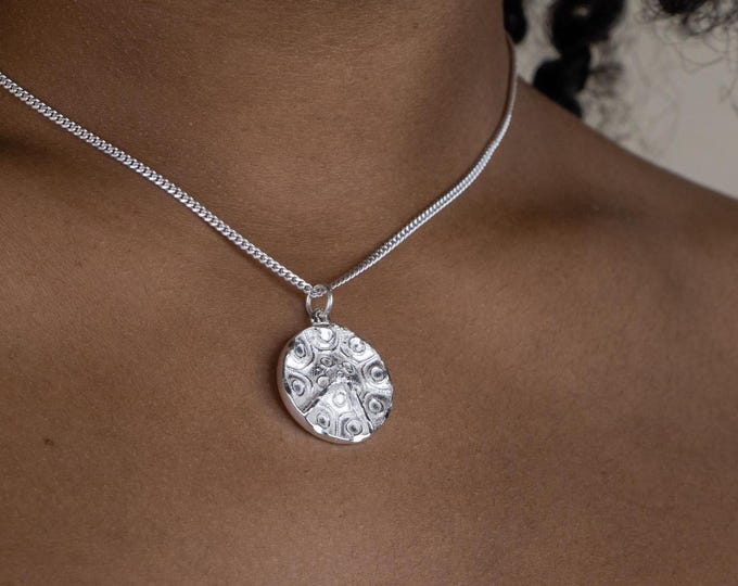 Sterling Silver Steel Drum Pendant or Charm in different Sizes with Chain