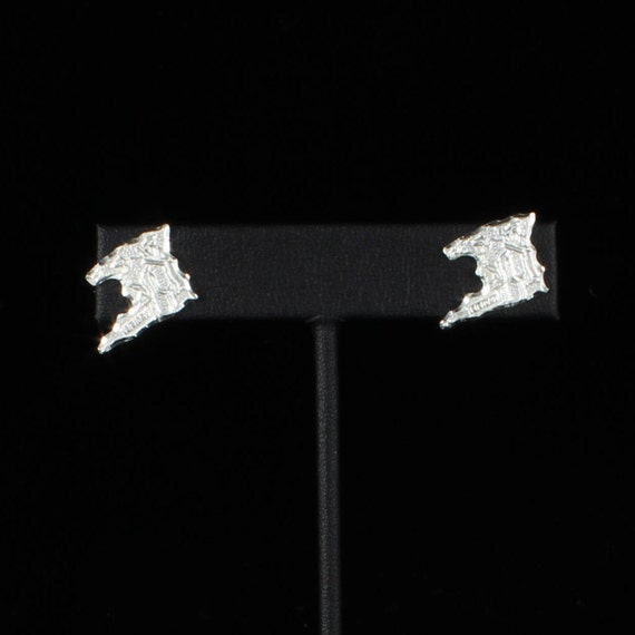 Large Trinidad Map Pendant in 925 Sterling Silver