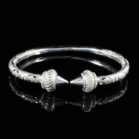 SILVER925 INDIAN DESIGN BANGLE/シルバー/ブレスレット/バングル