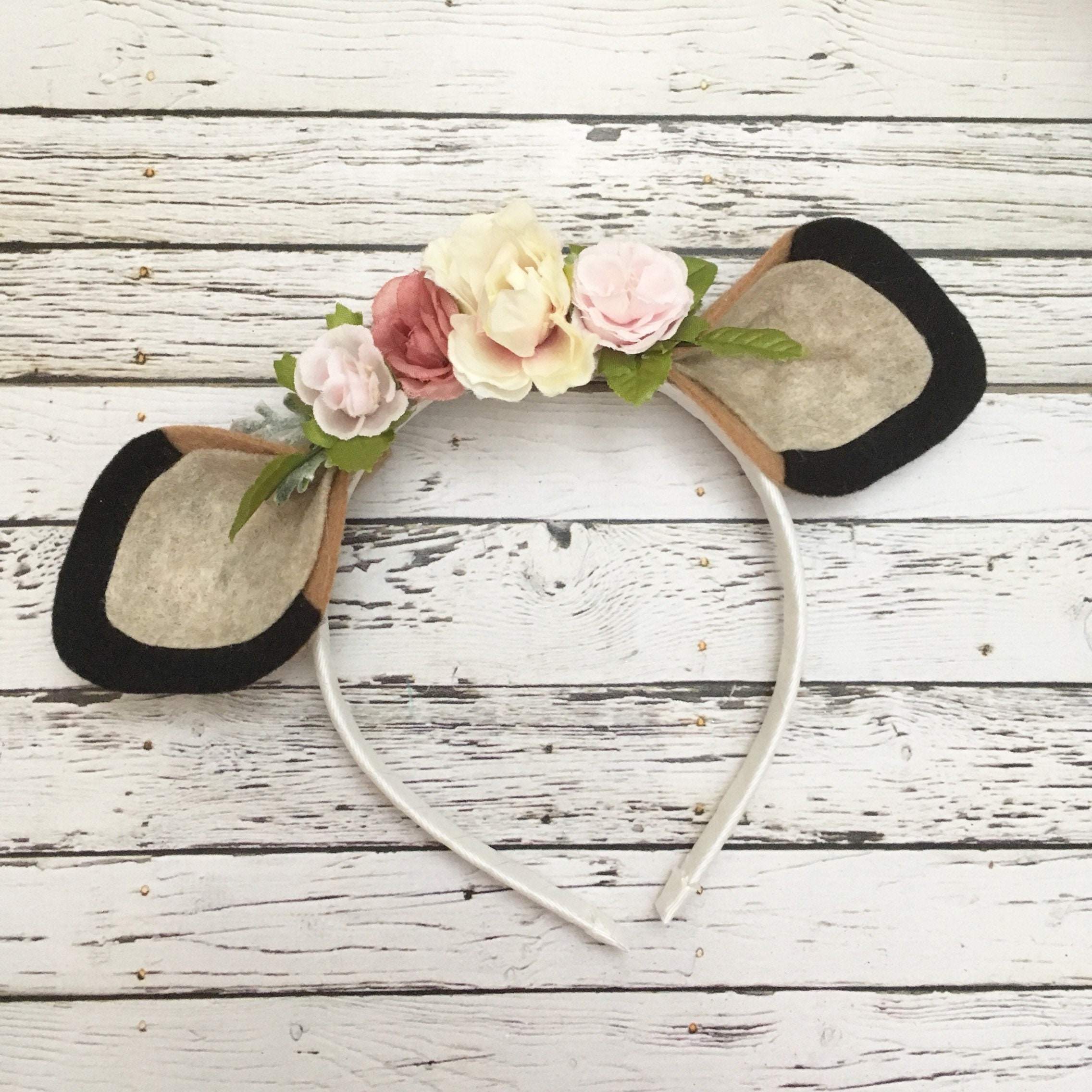 Deer Headband Fawn Ears Deer Ears Headband Fawn Felt Ears Etsy