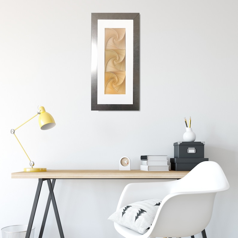 3D paper art frames featuring layered paper sculptures, perfect for wall art. Ideal as paper gifts for a first anniversary or a housewarming present, adding a unique touch to a new home.