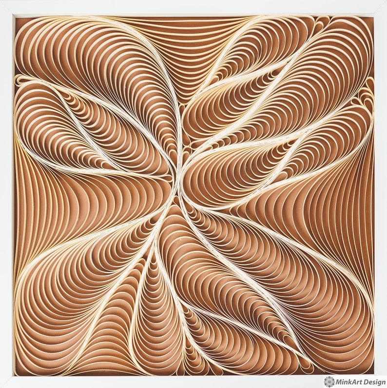 Extra Large Wall Art Abstract Paper Quilling Wall Sculpture Etsy