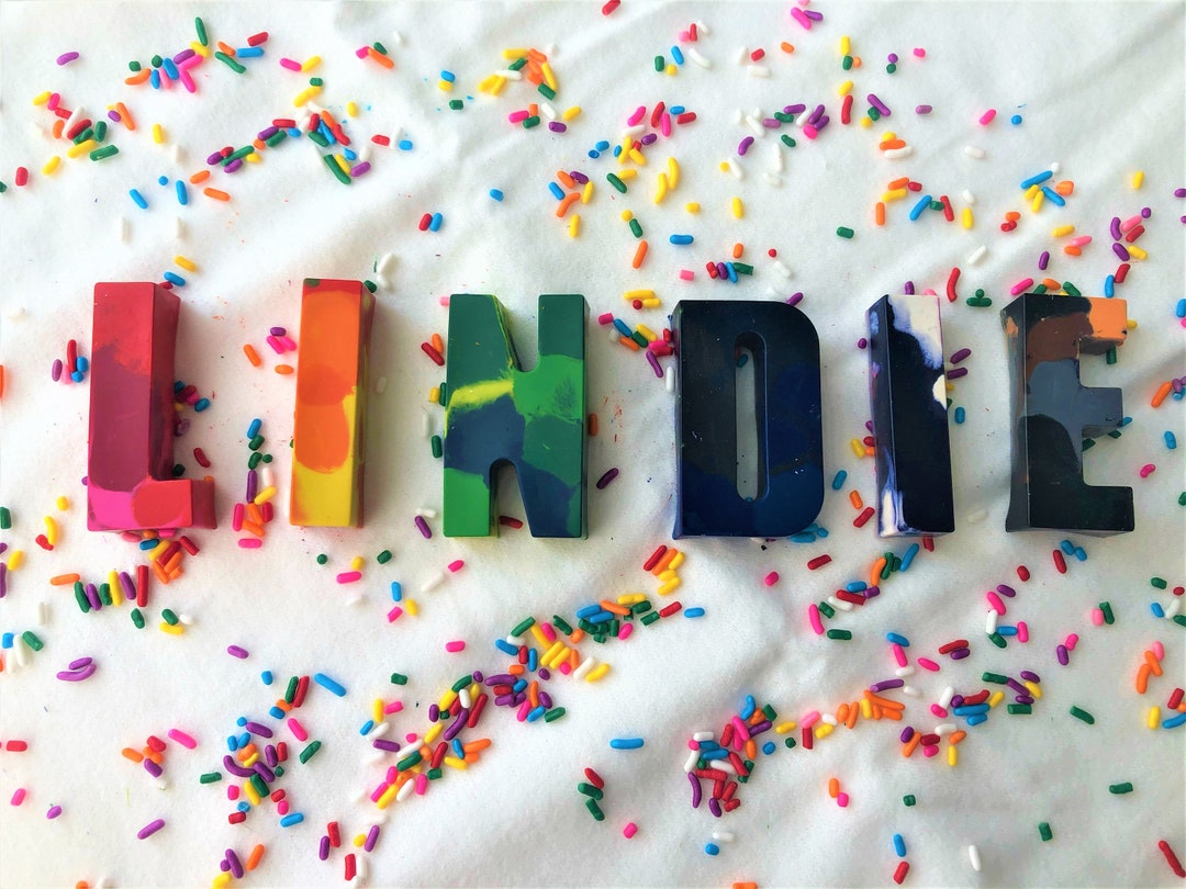 Custom Alphabet Crayons Etsy