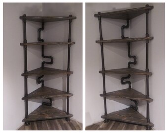 industrial corner shelf silver corner xl corner pipe shelves free standing corner shelves heavy duty shelf industrial style storage pipe shelf etsy industrial corner shelf silver corner xl corner pipe shelves free standing corner shelves heavy duty shelf industrial style storage pipe shelf etsy