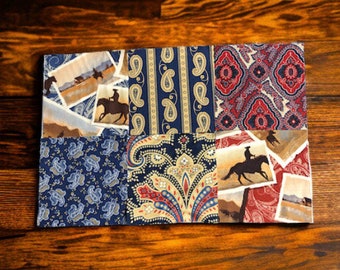 Cowboy Paisley Quilt Charm Pack | Fat Quarter Bundle | Jell Roll | Precut Fabric | Quilt Kit