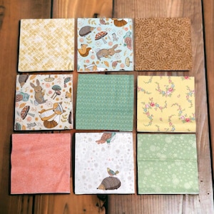 Quilt Charm Pack | Fat Quarter Bundle | Jelly Roll | Precut Fabric | Quilt Kit | Forest Babies
