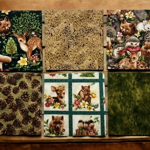 Quilt Charm Pack | Fat Quarter Bundle | Jelly Roll | Quilt Kit | Precut Fabric | Baby Animals