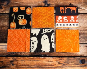 Quilt Charm Pack | 5" Precut Squares | Quilt Kit | Halloween | 42 pcs