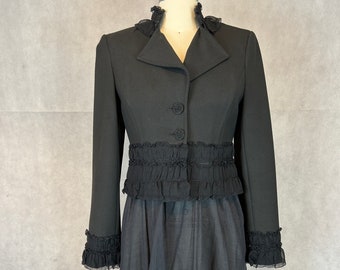 Vintage Black Cynthia Steefe Cropped Blazer