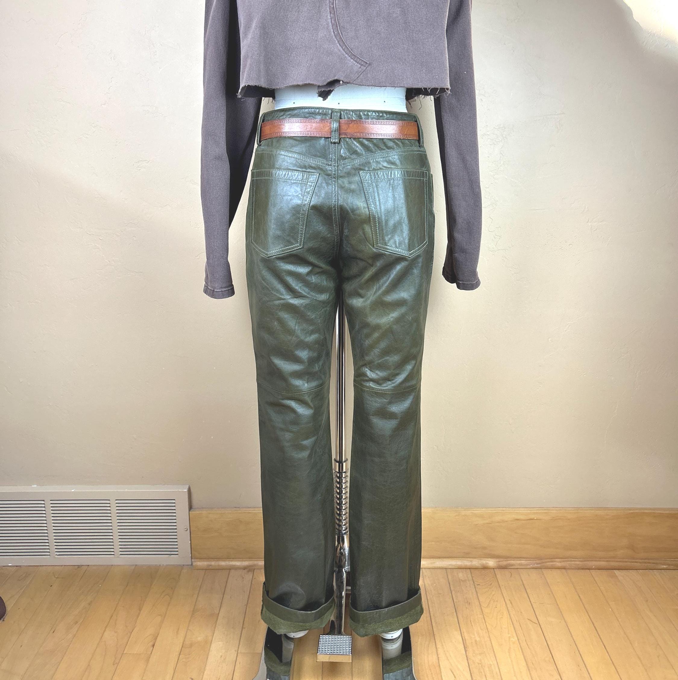 Gap Leather Pants - Etsy