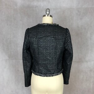 Classic French Style Vintage Boucle Blazer in Metallic - Etsy