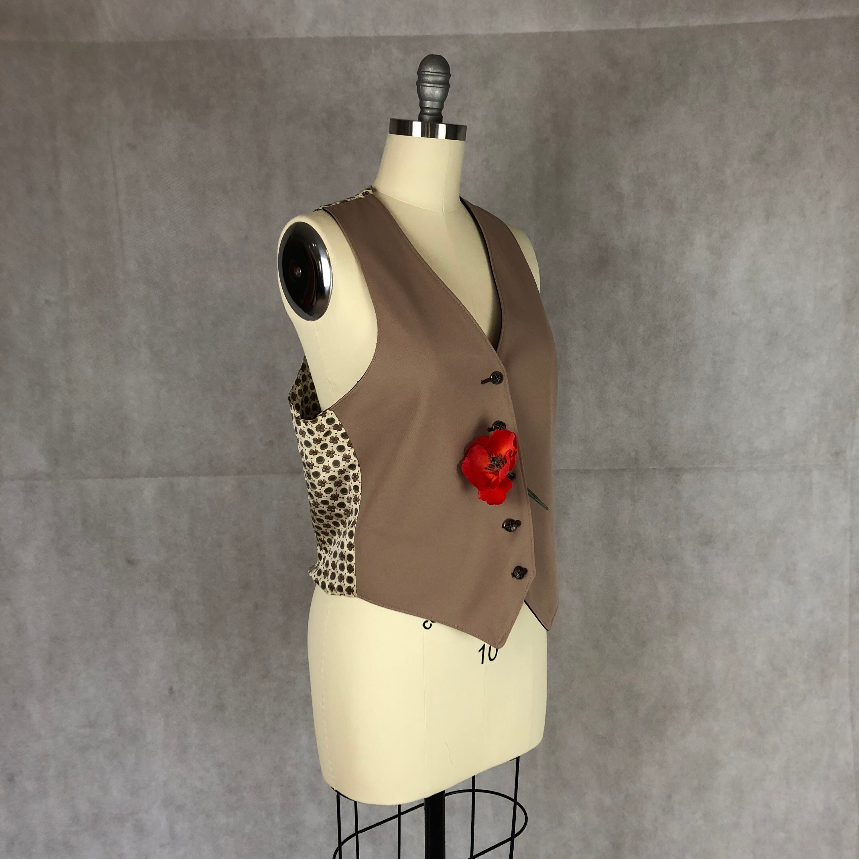 Mens satin vest hot sale