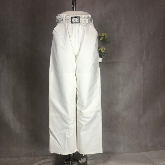 パンツ 70s 80s BIGBEN White Painter Pants Vintage 70s Big Ben Wrangler Painter Pants Dungarees Mens