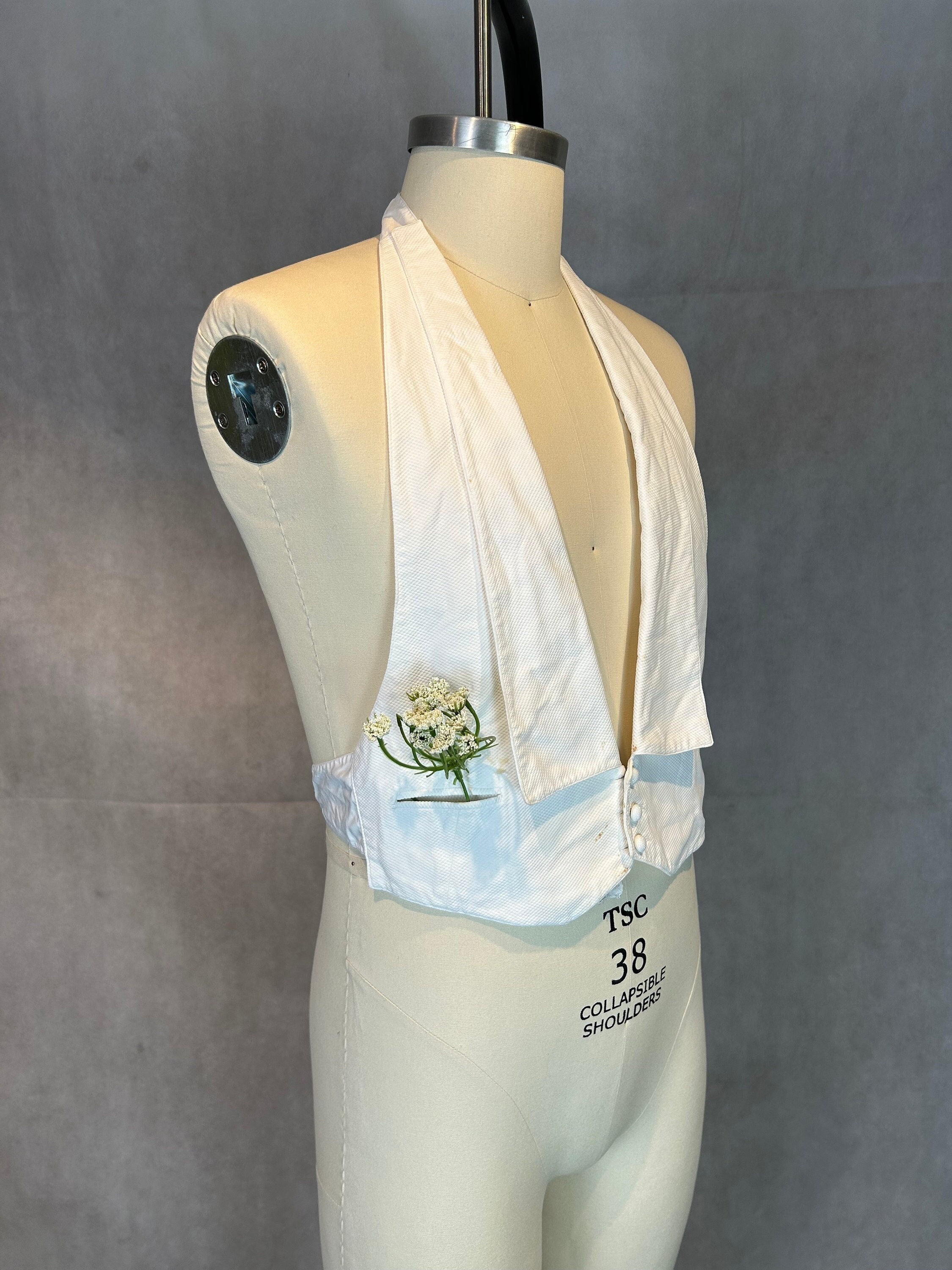 貴重 french antique pique vest フレンチアンティーク
