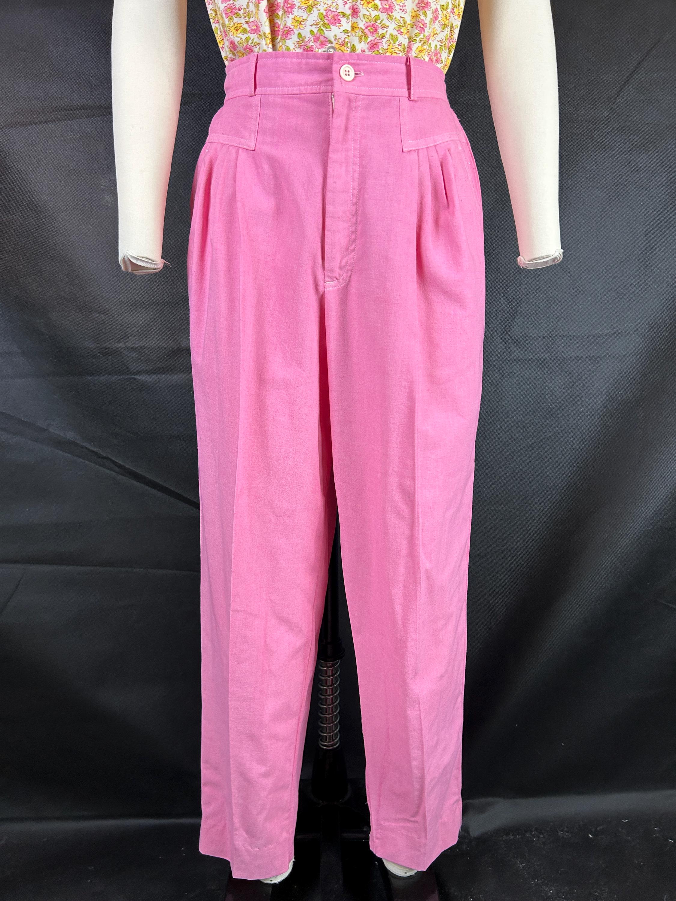 Vintage Classic 1980s Yoked and Pleated 