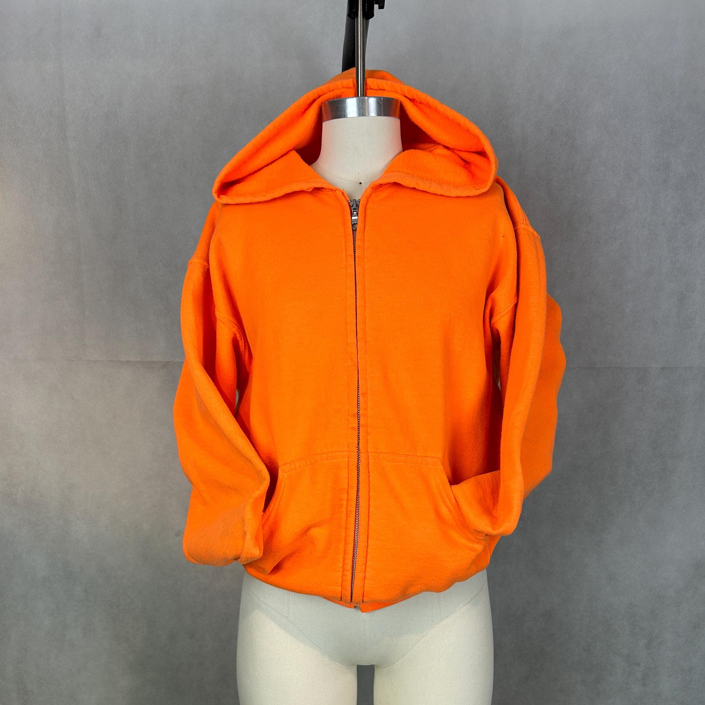 Blaze orange thermal hooded sweatshirt hotsell
