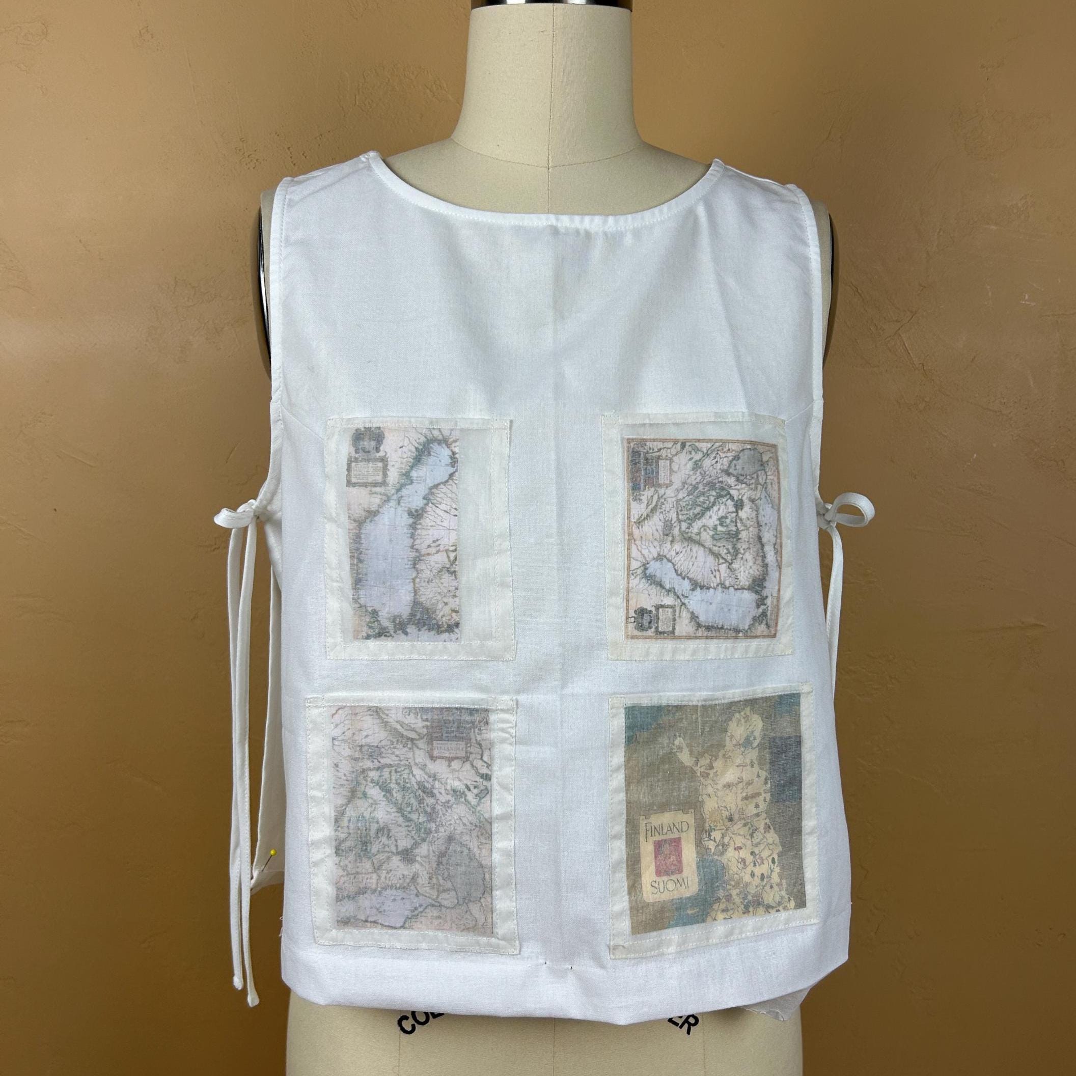 トップス Organdy Embroider Tops Organdy Top - Etsy