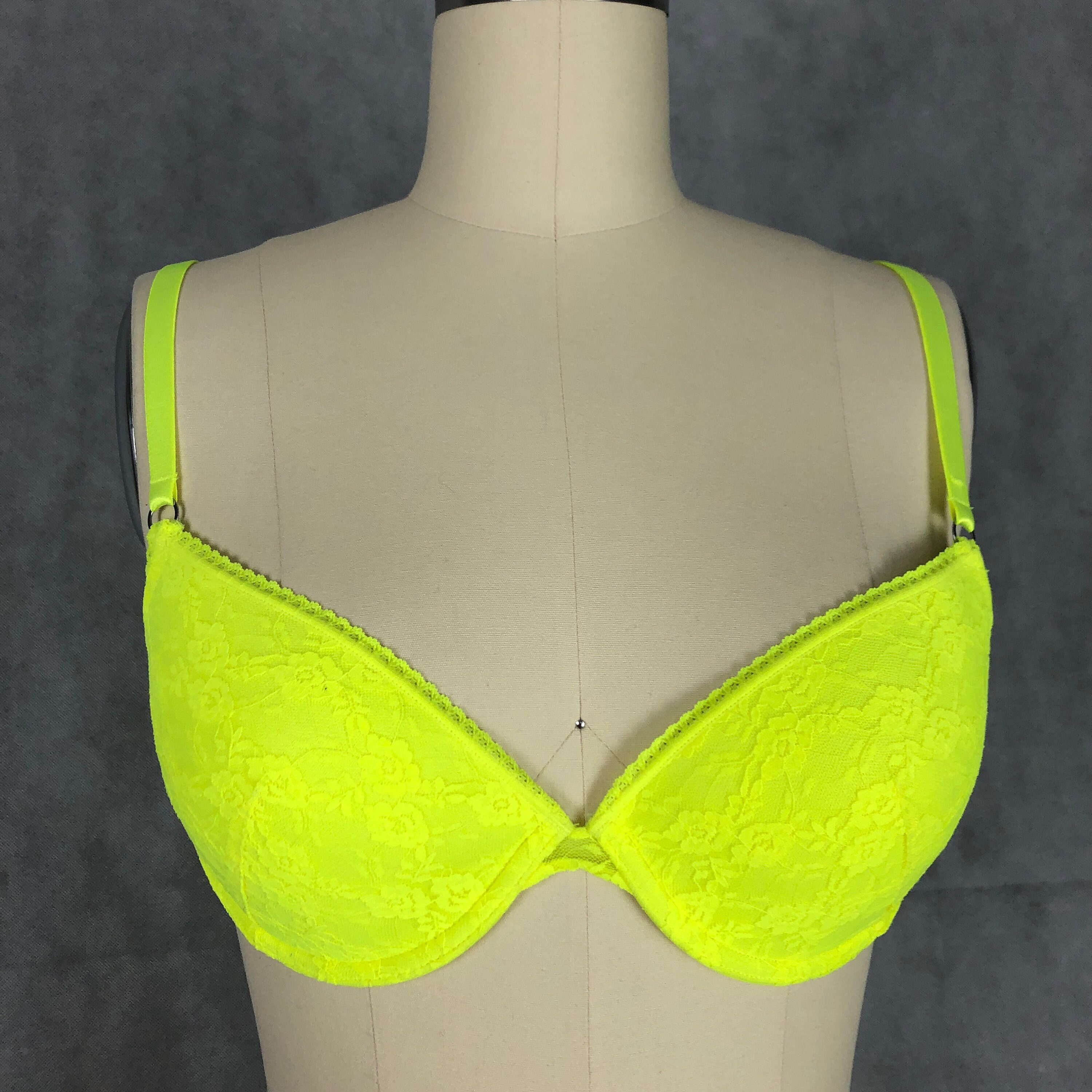 Neon Yellow Padded Bra to Be Worn Under or Over Your Favorite Top on Trend  With Today's Bright Colors -  Australia