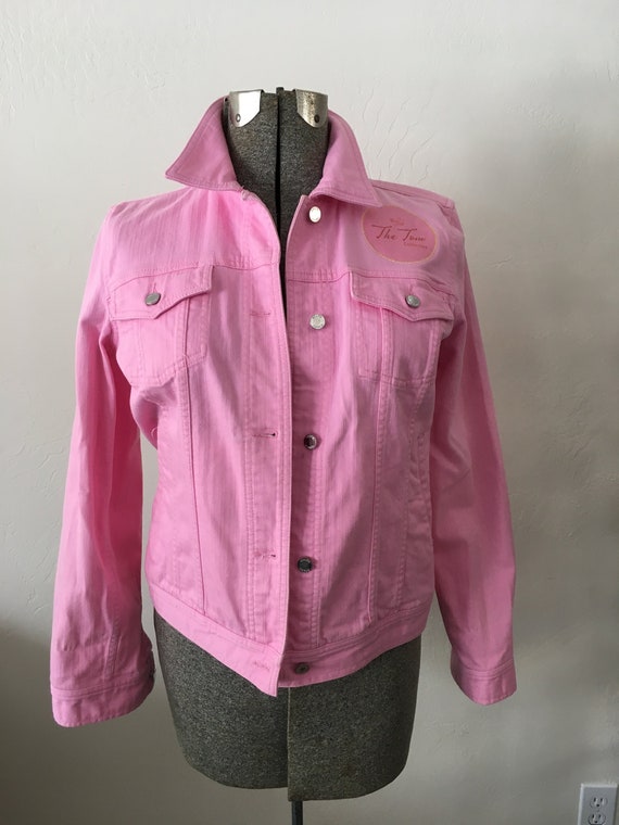 ralph lauren pink denim jacket