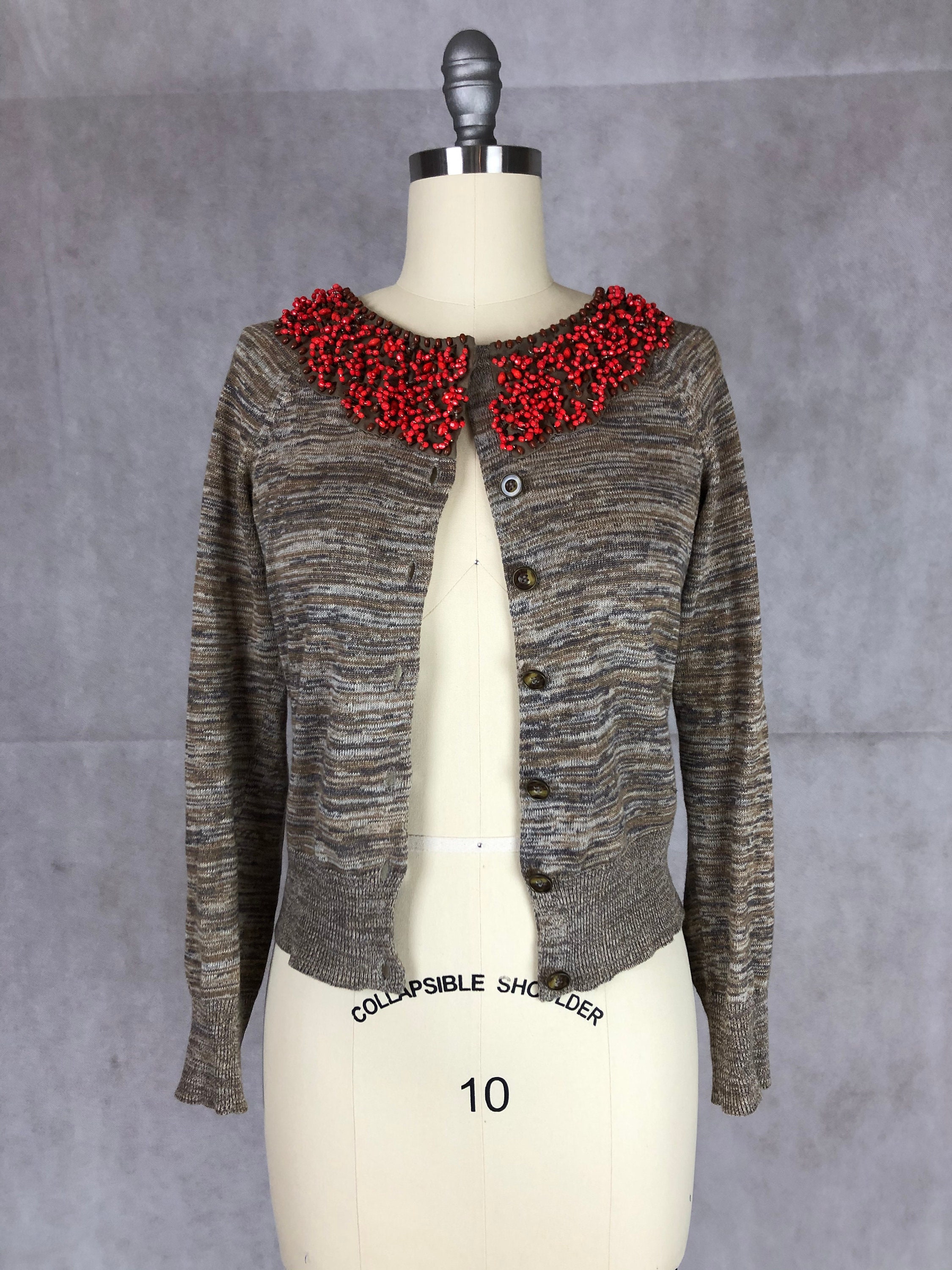 Jeweled store cardigan sweaters