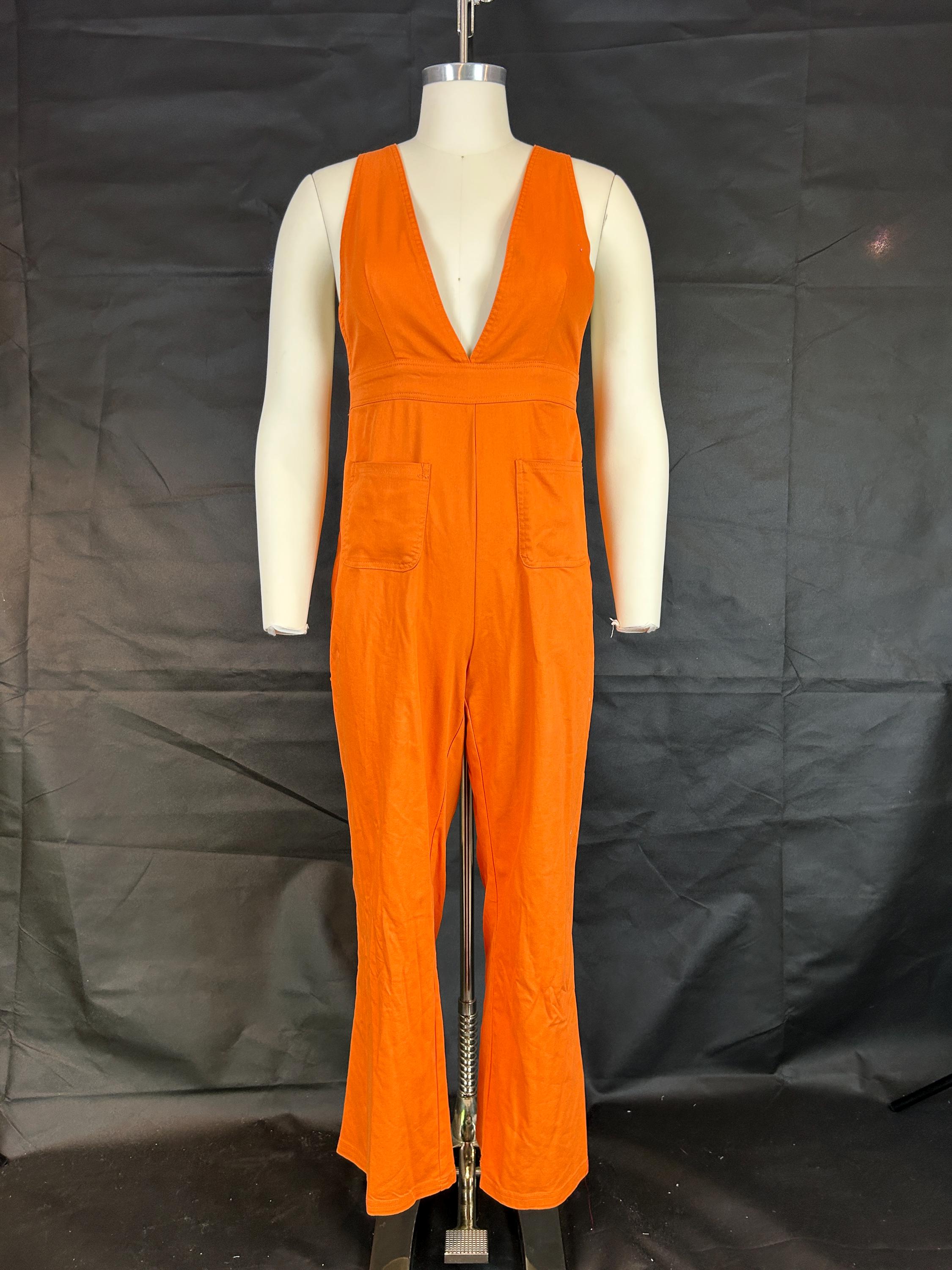 Neon Orange Jumpsuit