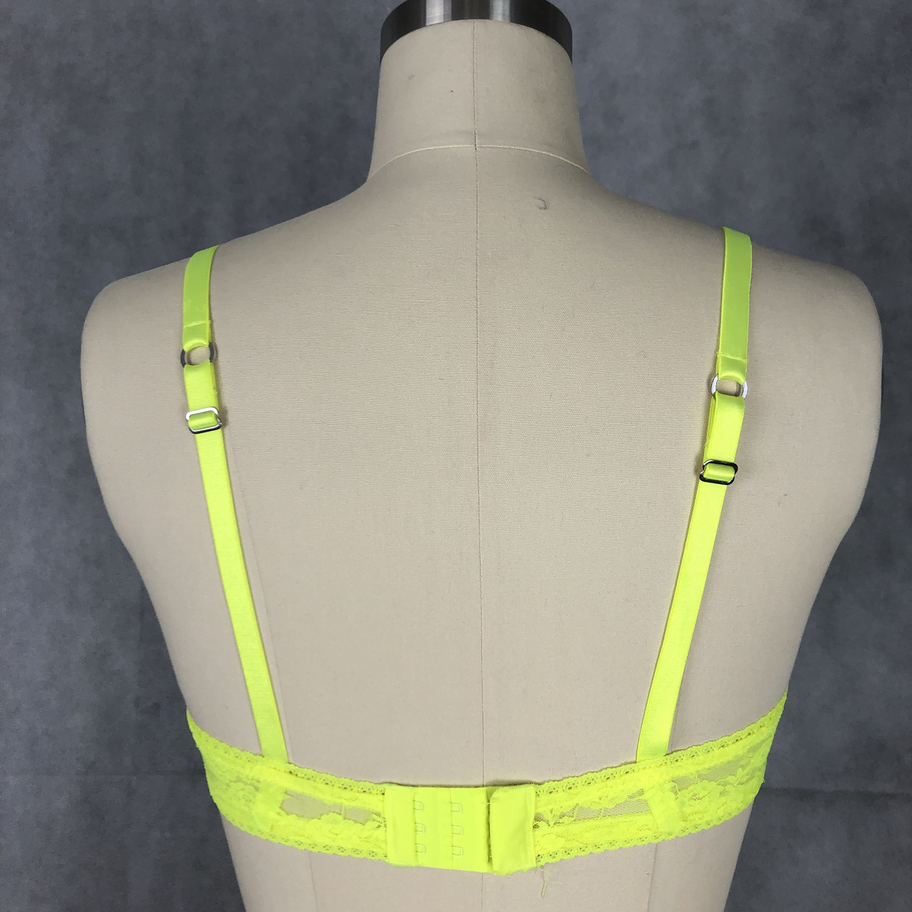 Buy Neon Yellow Padded Bra to Be Worn Under or Over Your Favorite