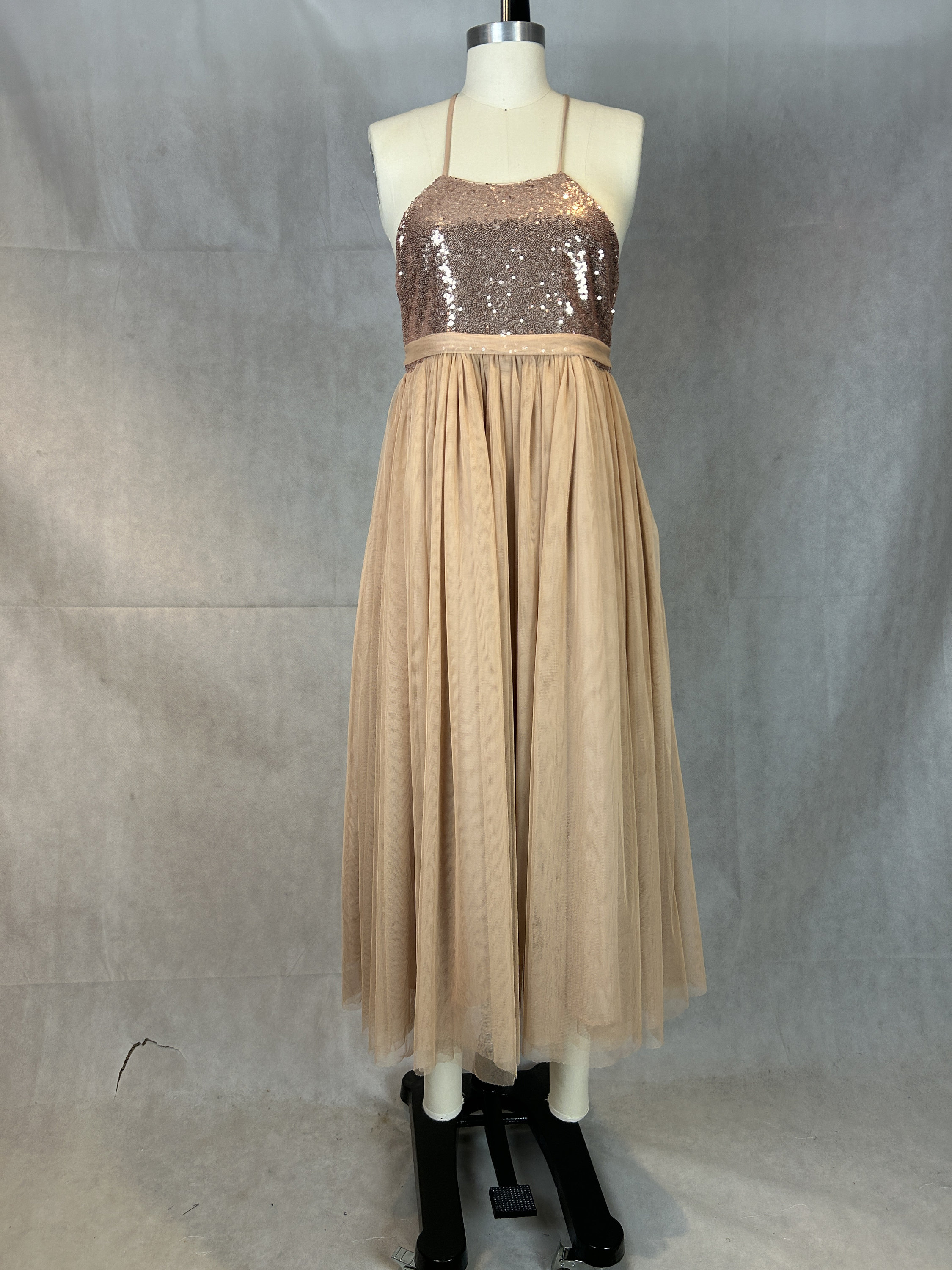 Dusty Rose Sequin Dress Women