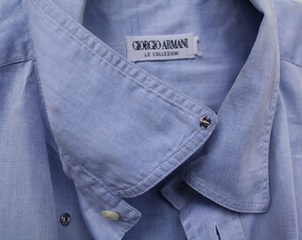 SALE Giorgio Armani"- shirt, blue, skyblue, XL, Bestcondition !