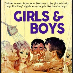 A FEW OF THE BOYS gay sleaze pulp paperback cover art 11x17 print poster DAVE 