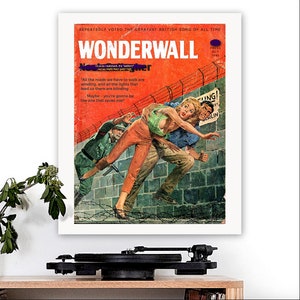 Oasis-inspired 'Wonderwall' Art Print