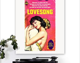 The Cure-inspired 'Lovesong' Art Print
