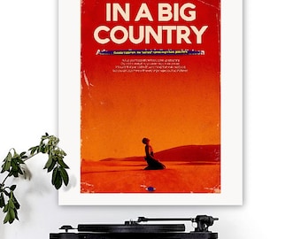 Big Country-inspired 'In A Big Country' v1 Art Print