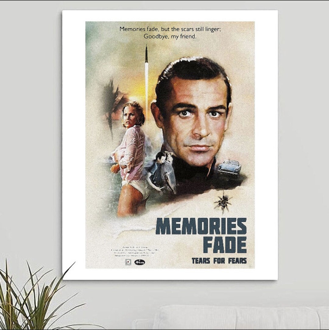 Tears for Fearsinspired 'memories Fade' Art Print Etsy