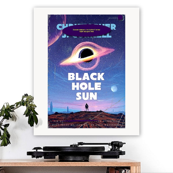 Soundgarden-inspired 'Black Hole Sun' Art Print