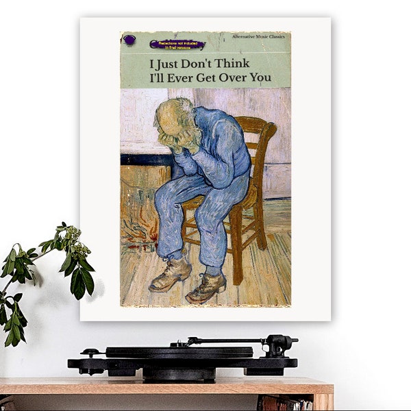 Colin Hay-inspired 'I Just Don't Think I'll Ever Get Over You' Art Print