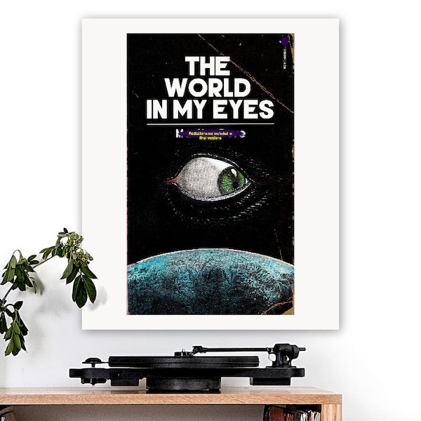 Von Depeche Mode inspirierter Kunstdruck 'The World In My Eyes'