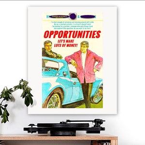 Pet Shop Boys-inspired 'Opportunities (Let's Make Lots Of Money)' v2 Art Print