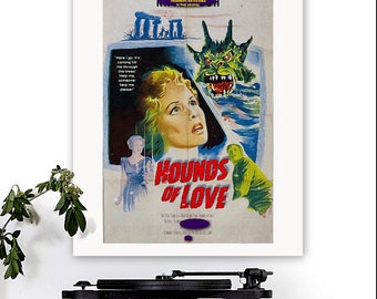 Kate Bush-inspired 'Hounds of Love' v2 Art Print