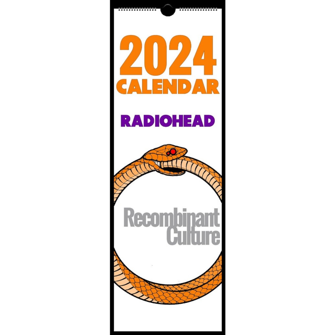 2024 Radioheadinspired Wall Calendar by Etsy