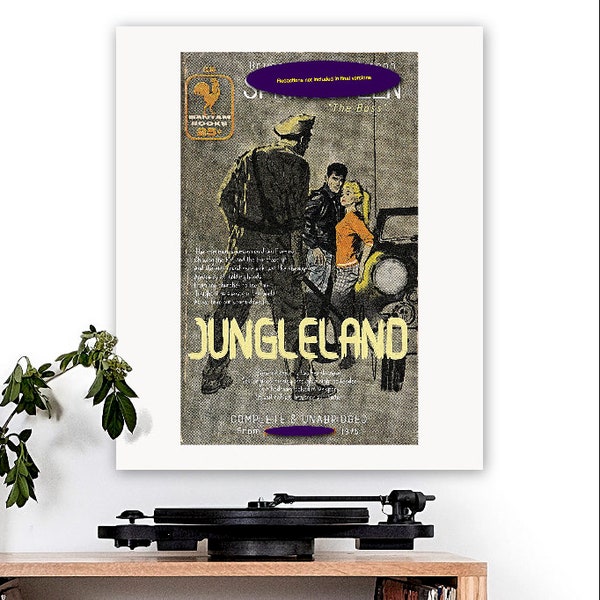 Impression artistique « Jungleland » inspirée de Bruce Springsteen