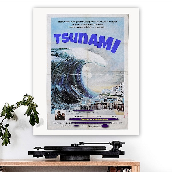 Manic Street Preachers-inspired 'Tsunami' Art Print
